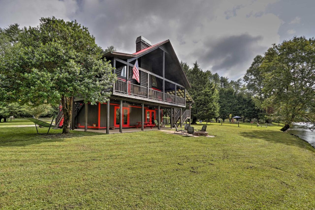 Rivers Edge - Ultimate Riverfront Getaway Hayesville Buitenkant foto