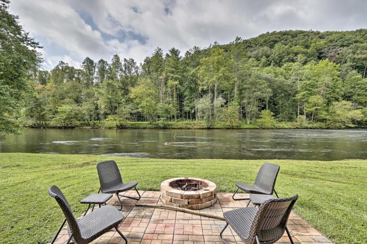 Rivers Edge - Ultimate Riverfront Getaway Hayesville Buitenkant foto